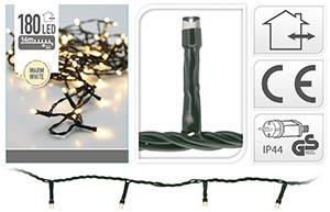 Afbeelding van Mini LED 180 lamps warm wit